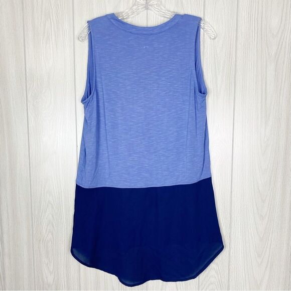 Anthropologie | Sunday In Brooklyn | Colorblock Sleeveless Tunic Blouse Size S - Picture 2 of 9